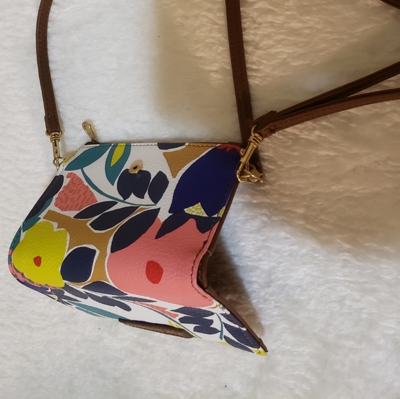 New Without Tags (NWOT) wallet wristlet crossbody bag, featuring a vibrant, mult - Picture 10 of 12